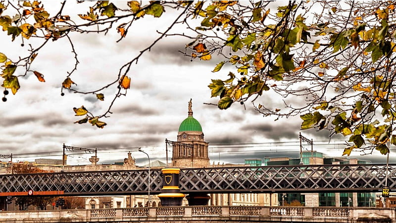 Dublin Bridge Ireland, HD wallpaper