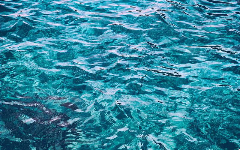 blue water texture macro, water wavy textures, wavy backgrounds, blue backgrounds, blue water, waves, water textures, water backgrounds, HD wallpaper