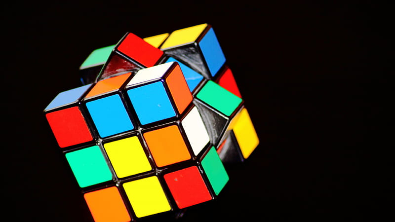 Game, Rubik's Cube, Colorful, Puzzle, HD wallpaper