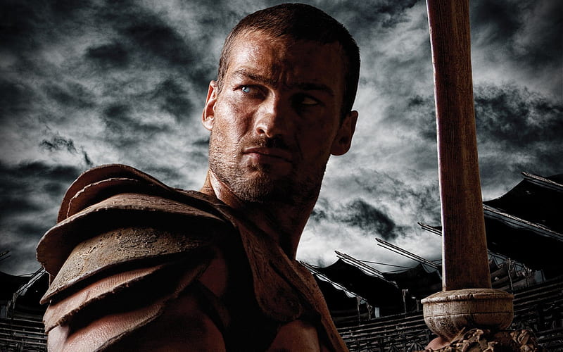 Spartacus - Blood and Sand (2010), starz, arena, historical drama, Andy Whitfield, sword and sandal show, spartacus, tv show tv series, SkyPhoenixX1, sword, blood and sand, blood, gore, entertainment, HD wallpaper