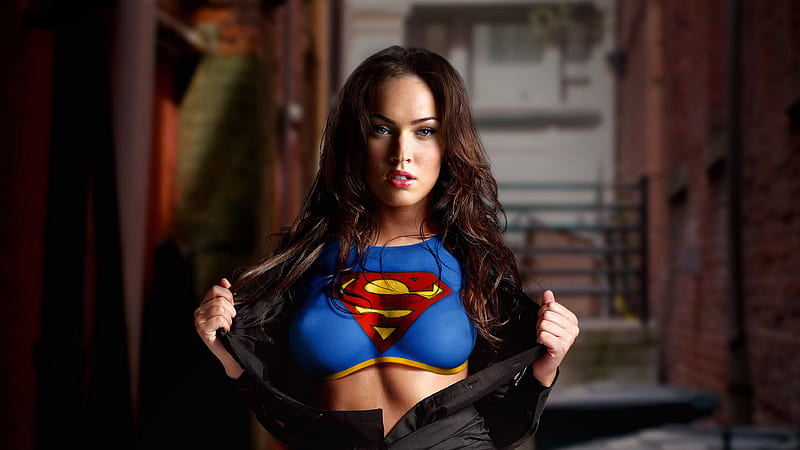 Megan Fox As Supergirl, megan-fox, supergirl, cosplay, superheroes, HD wallpaper