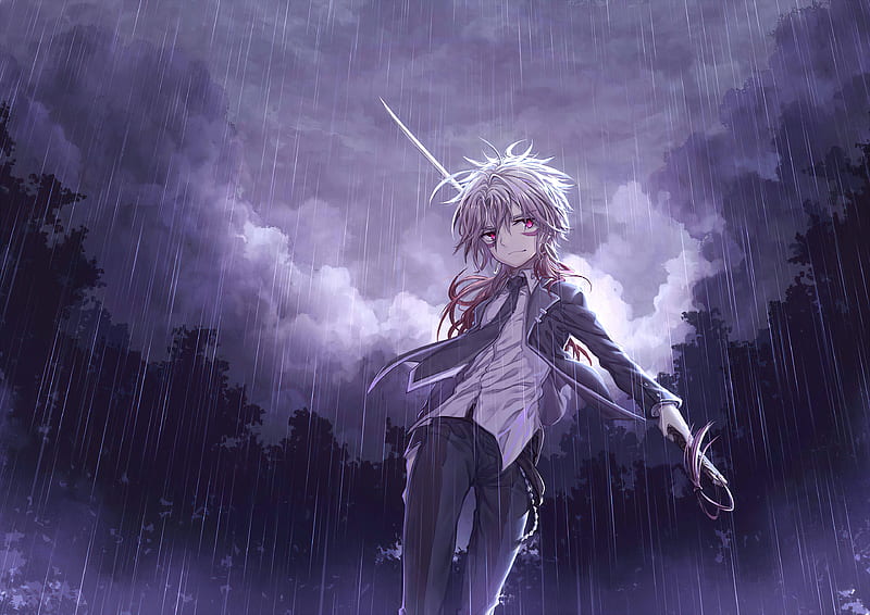 Anime Original Twilight Rain , anime-boy, anime, artist, artwork, digital-art, HD wallpaper