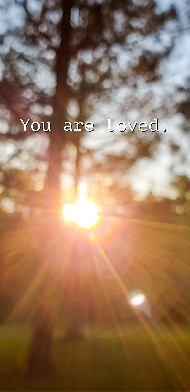 You are loved, christian, god, jesus, simple, skyline, sunset, HD mobile wallpaper