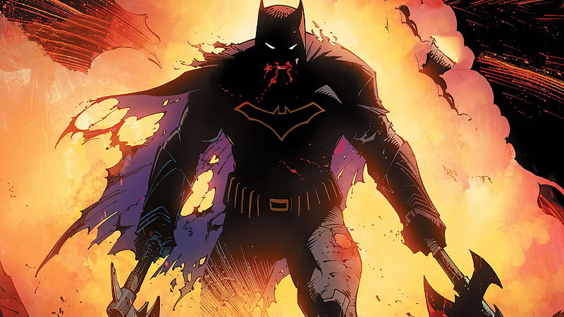 Batman Dark Knight Metals, batman, superheroes, artwork, art, HD wallpaper
