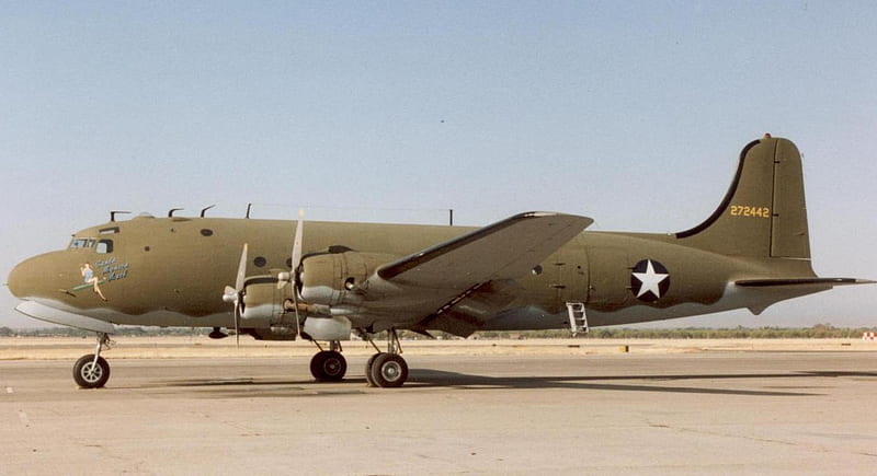Douglas C-54 Skymaster, usaf, ww2, transport, douglas, skymaster, HD wallpaper