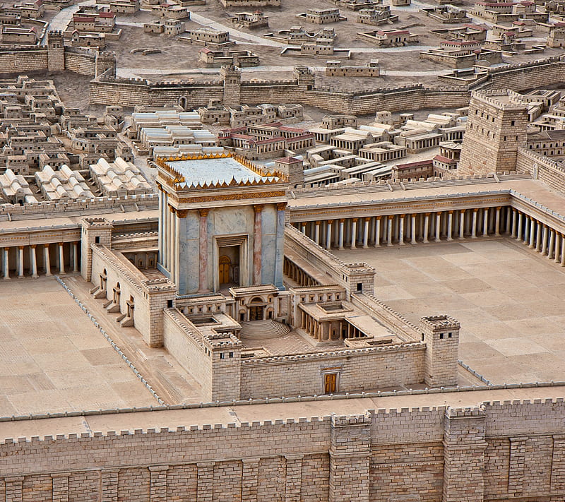 The Temple, ancient, israel, jerusalem, temple mount, HD wallpaper