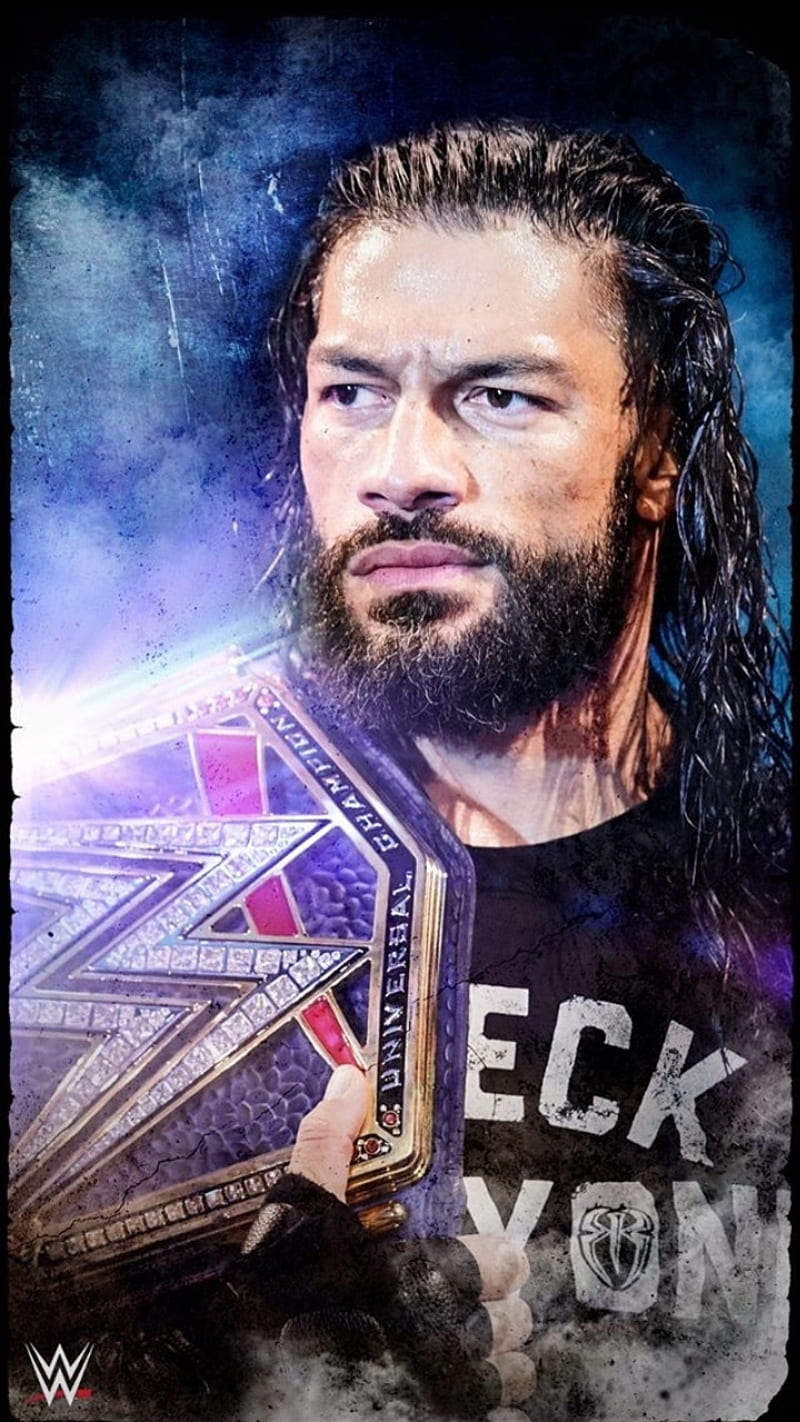 Roman Reigns, belt, nxt, raw, smackdown, the big dog, title, wwe, HD phone wallpaper