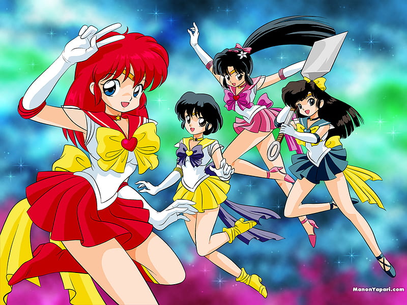 Sailor Moon Ranma Version, ranma, cute, fanart, sailor moon, HD wallpaper