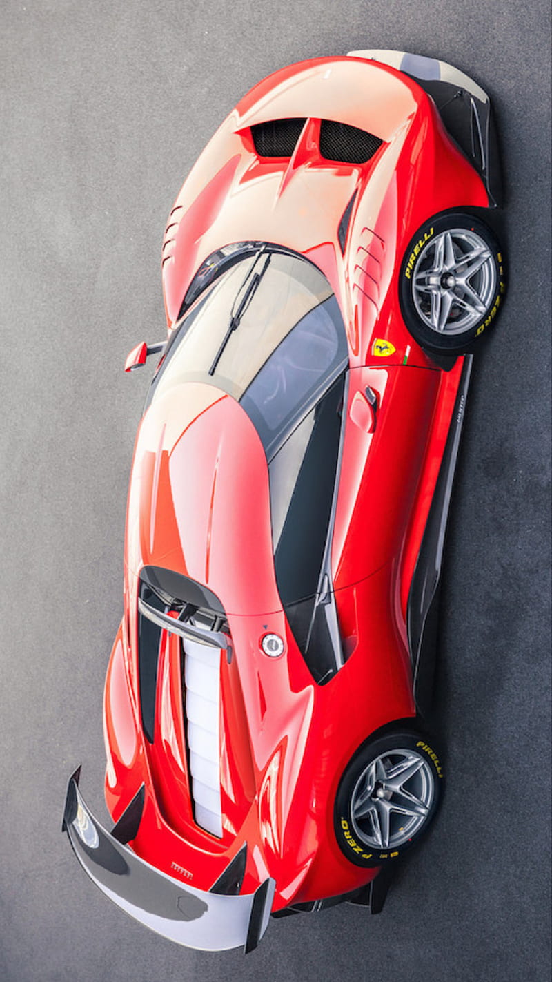 Ferrari P80 c, car, classic, fast, ferrari, instant, p80c, red, super, HD phone wallpaper