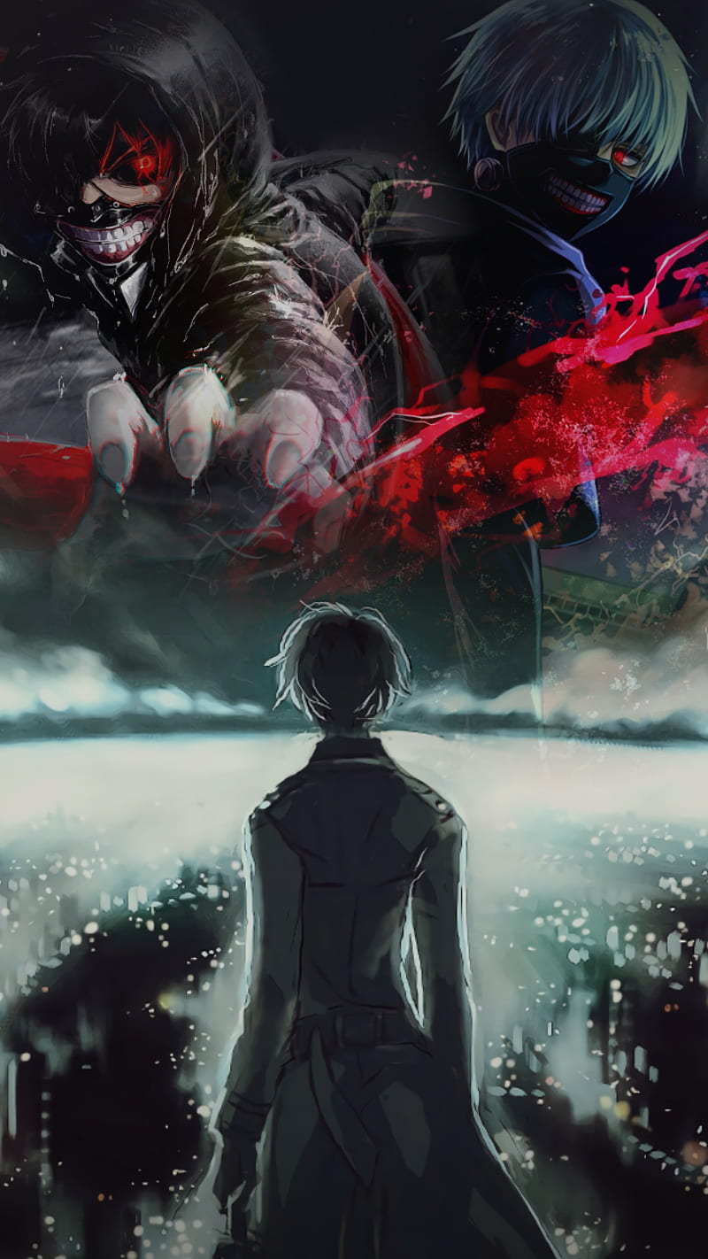 Eye Patch Past, ken kaneki, tokyo ghoul, HD phone wallpaper