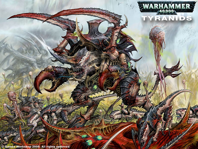 Tyranids, armys, 000, warhammer 40, carnifex, HD wallpaper