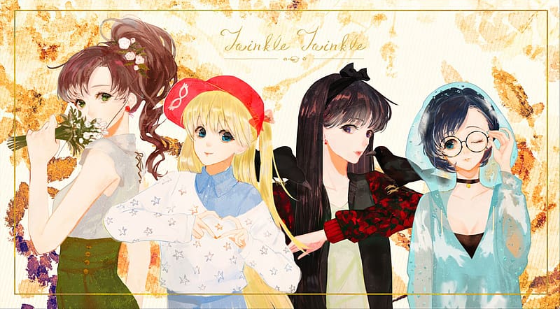 Anime, Sailor Moon, Minako Aino, Ami Mizuno, Makoto Kino, Rei Hino, HD wallpaper