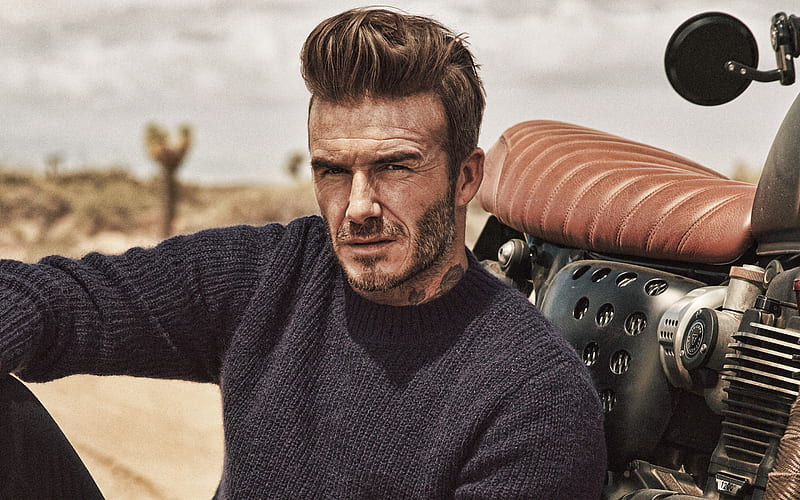 David Beckham, english football player, portrait, hoot, popular football players, HD wallpaper