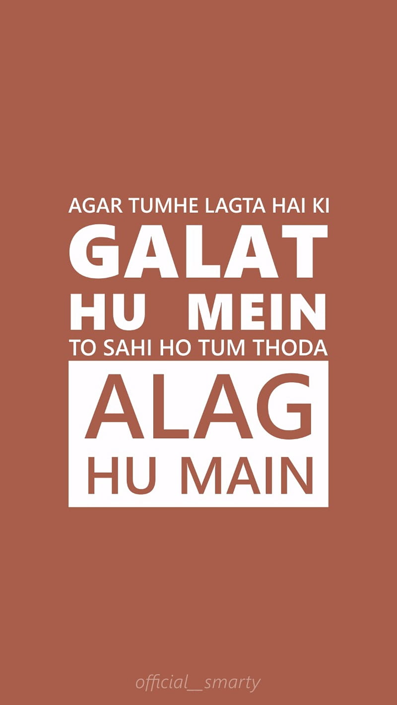 Shayri, avez khan, hindi quotes, official smarty, quotes, sad, saying, smarty khan, two line shayri, HD phone wallpaper