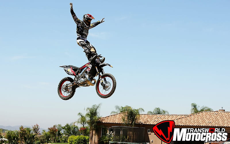 FMX motocross stunt fancy 29, HD wallpaper