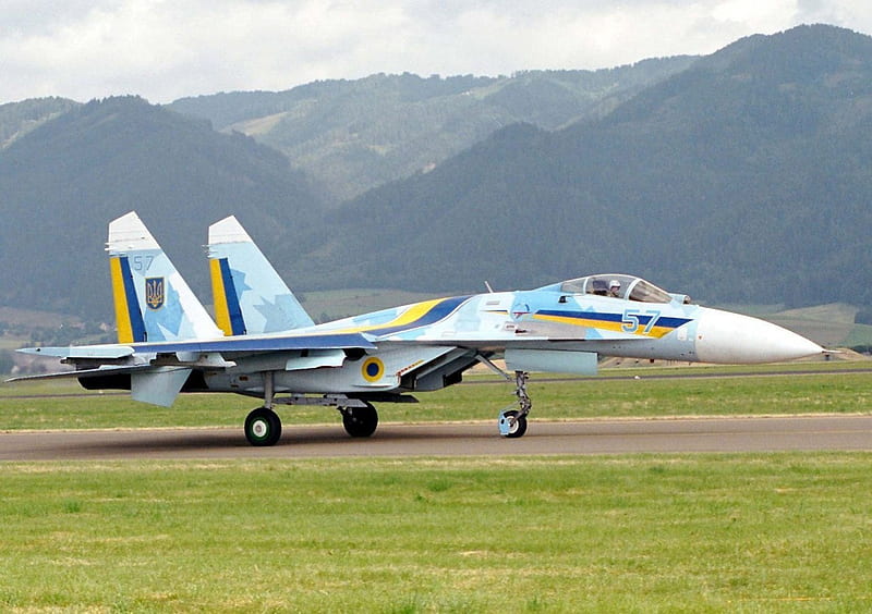 Ukrainian Eagle, aircraft, graphy, military, Ukraine, air forces, HD wallpaper
