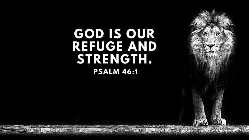 God Is Our Refuge And Strength Jesus, HD wallpaper