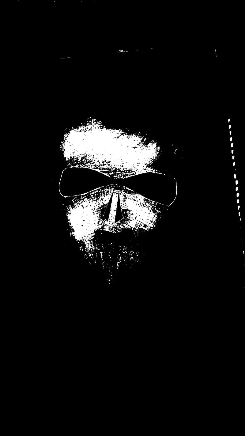Mask , anime, black, boy, cool, dark, glitch, tech, white, HD phone wallpaper