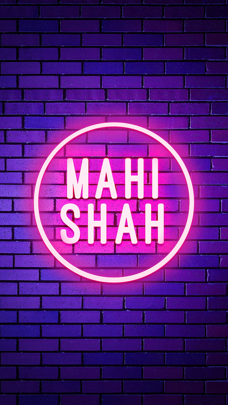Mahi Shah, Name, Neon light, Neon name, mahi, name design, person name,  your names, HD phone wallpaper | Peakpx