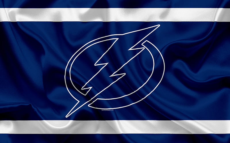 Tampa Bay Lightning, hockey club, NHL, emblem, logo, National Hockey League, hockey, Tampa, Florida, USA, HD wallpaper
