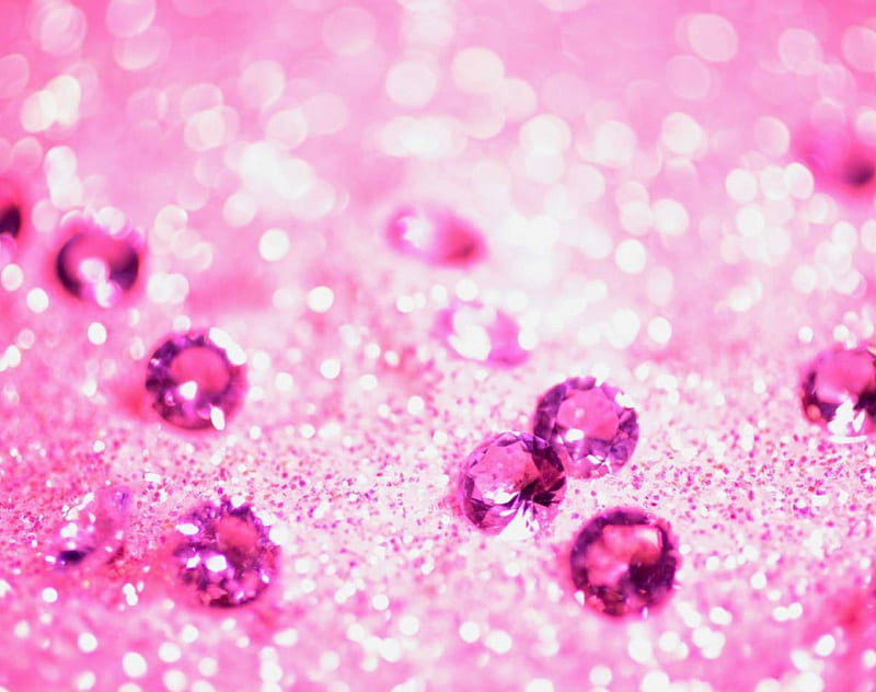 Pink Gemstones, gemstones, jewels, pink, HD wallpaper