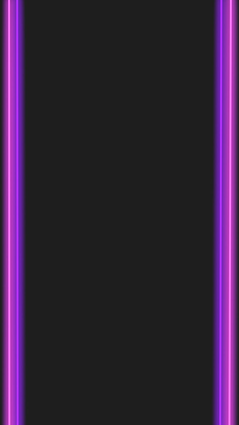 Neon Lines 03, FMYury, abstract, black, color, colorful, colors, edge, edges, gradient, light, lights, minimalistic, pink, purple, side, sides, ultraviolet, violet, HD phone wallpaper