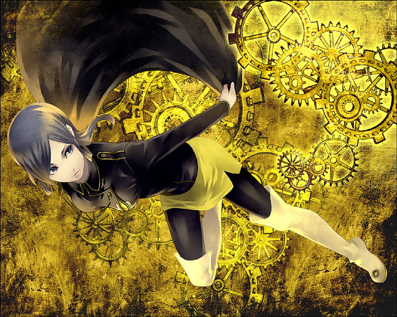 Fly Together, girl, anime, new, sci fi, beauty, wall, HD wallpaper
