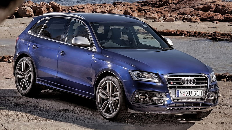 Audi, Audi SQ5 TDI, Blue Car, Car, Compact Car, Crossover Car, Luxury Car, SUV, HD wallpaper