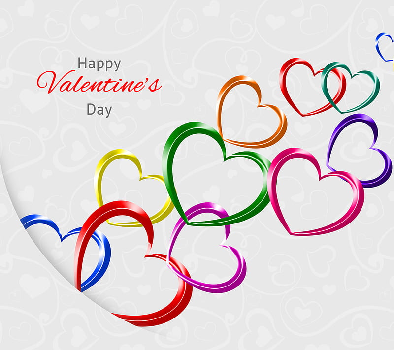 Happy Valentines Day, 14 feb, corazones, love, valentines day, HD wallpaper