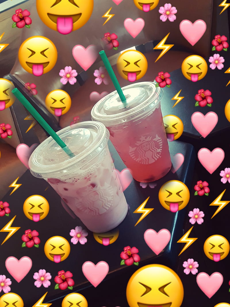 Starbucks, coffee, pink, HD phone wallpaper