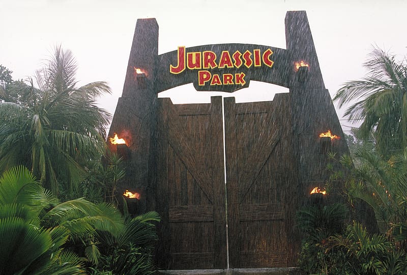 Jurassic Park (1993), Jurassic Park Gate, HD wallpaper