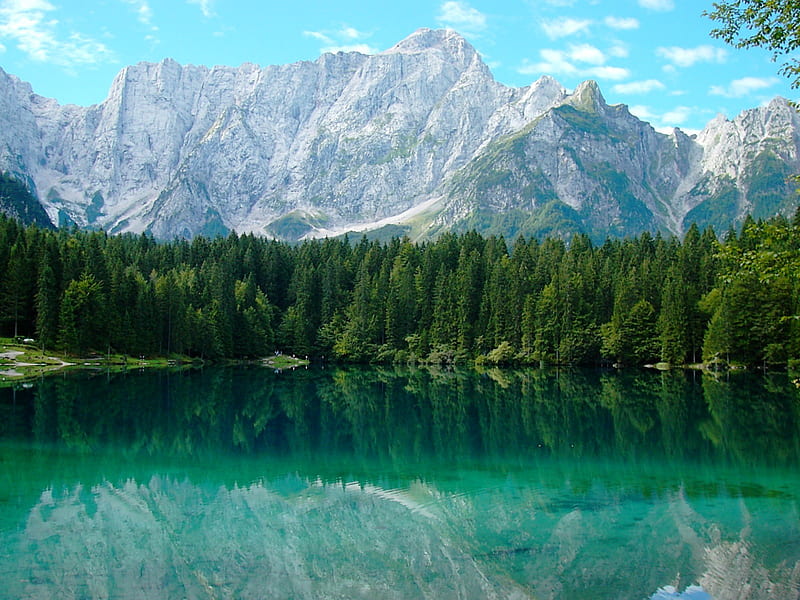 Fusine Lake, Friuli, Italy, rocks, background, fucine, italia, nice mounts, creeks, paisage, wood, italy, friuli, fusine, snow, mountains, bonito, cold, europe, leaves, green, scenery, blue, lakes, shadow, maroon, paisagem, icy, nature reflected, branches, scene, clouds, cenario, mirrored, scenario, peaks, forests, rivers, paysage, cena, black, trees, pines, lagoons, sky, panorama, water, cool, awesome, ice, hop, fullscreen, landscape, brown, gray, laguna, trunks, graphy, grove, mirror, amazing declives, leaf, plants, frozen, reflections, natural, HD wallpaper