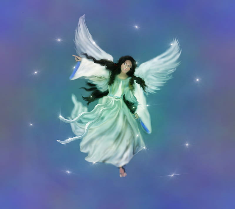 Angel Friend, desenho, HD wallpaper