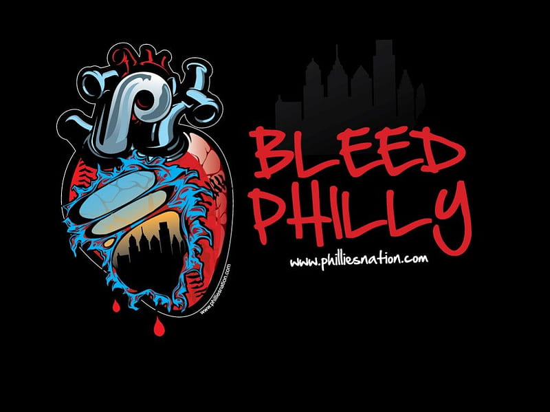 Bleed Philadelphia Phillies, philadelphia phillies, bleed philadelphia, philadelphia, HD wallpaper