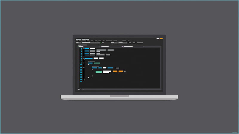 9k #code #coding #designer #flat #programmer #programming #simple - Programming, Minimalist Programmer, HD wallpaper