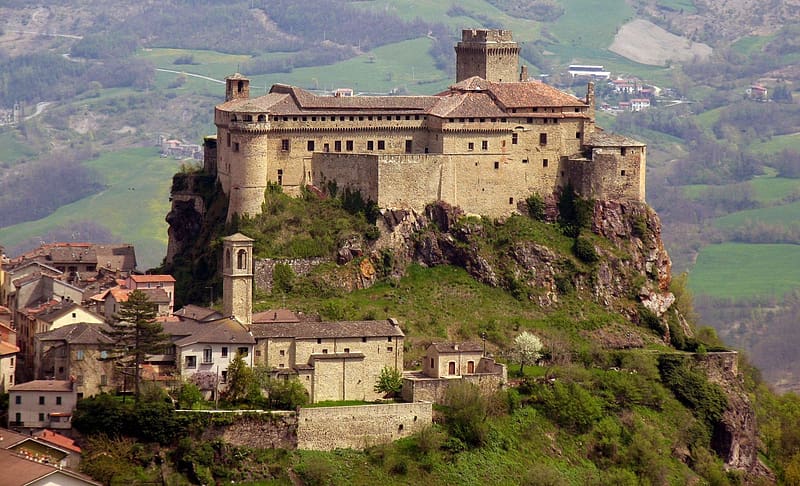 Castles, Italy, Fortress, , Castle, Castle Of Bardi, HD wallpaper
