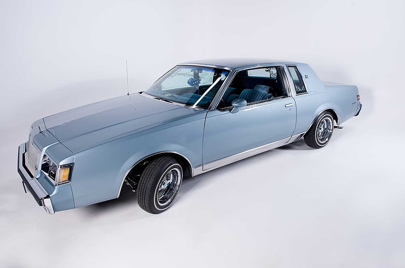 1980-Buick-Regal, 1980, Lowrider Wheels, Gm, Lite Blue, HD wallpaper
