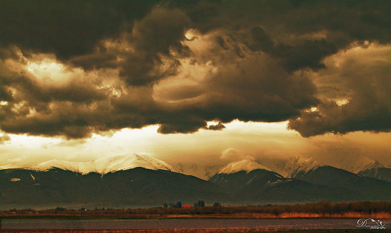 Somewhere in Romania, nature, clouds, montains, romania, HD wallpaper