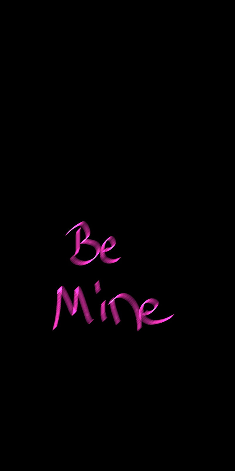 Be Mine, love, neon, pink, saying, valentines, valentines day, HD phone  wallpaper | Peakpx