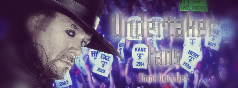 Undertaker Facebook cover page Thank You Taker, Undertaker, Undertaker WWE Wresltemania Cover page H, Cover Page, 2553 x 945, HD wallpaper