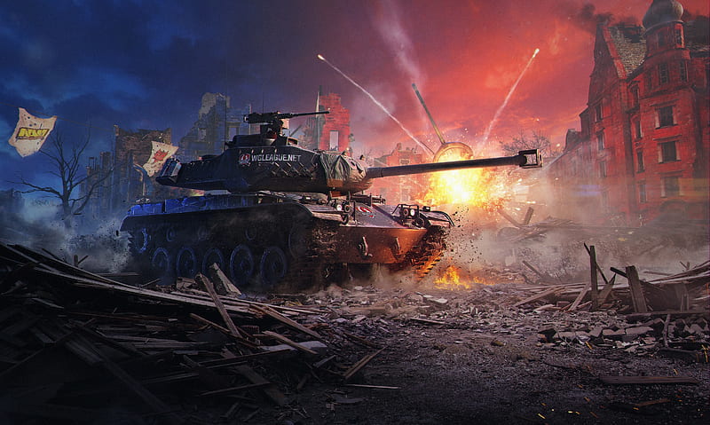 m41 bulldog, tank, tanque, world of tanks, wot, HD wallpaper