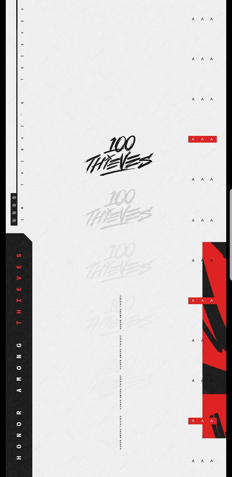 100 Thieves black esports gaming logo red HD phone wallpaper  Peakpx