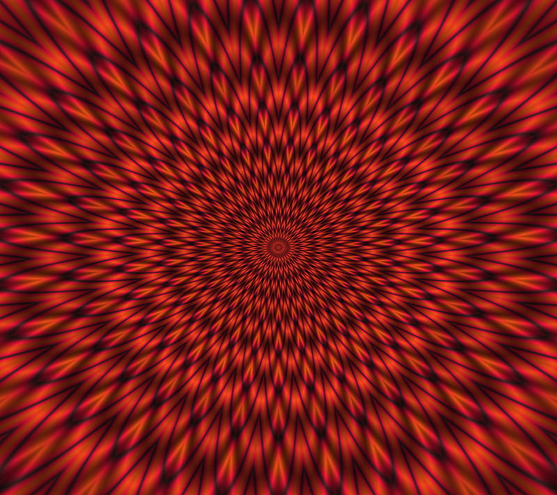 hypnotic, black, funny, hipnotic, lines, red, HD wallpaper