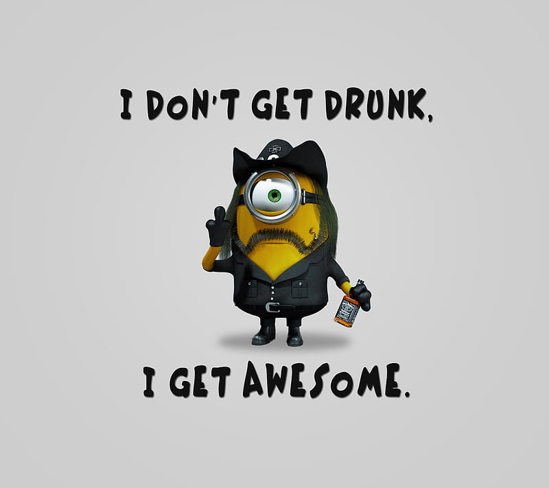 Awesome, bad, boy, funny, jack daniels, love, minion, quote, saying, HD  wallpaper | Peakpx