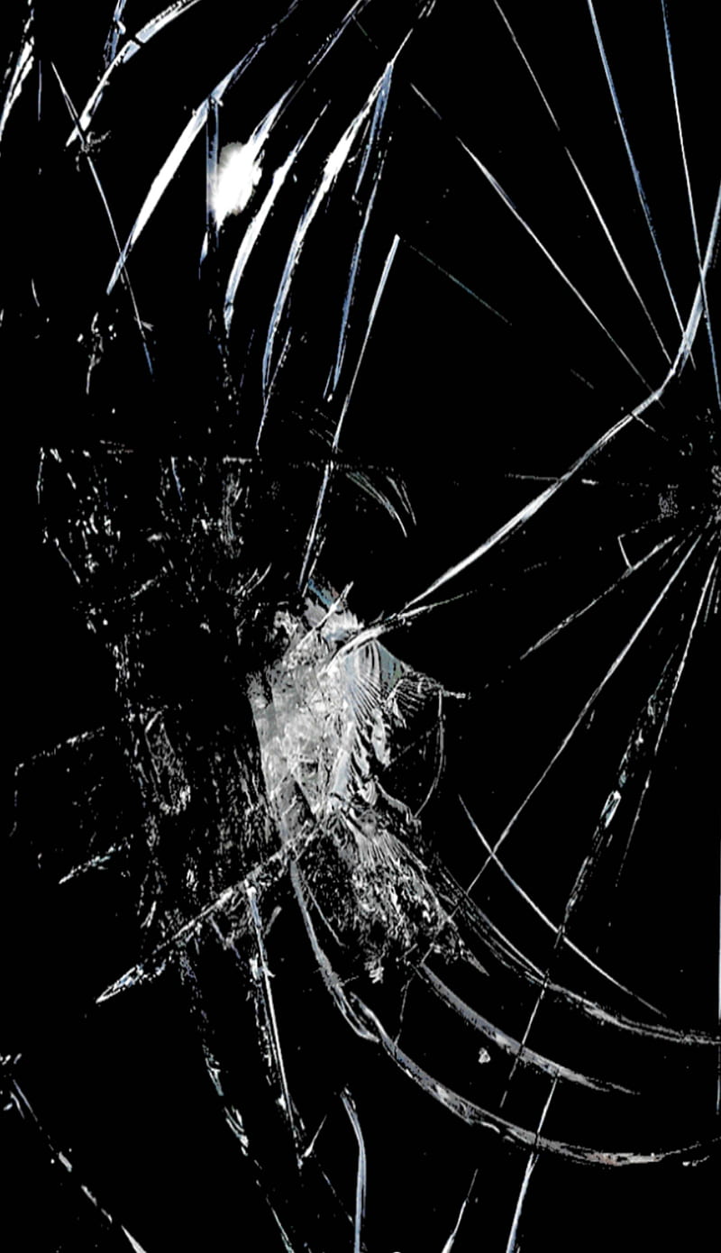 Broken screen, , black, braken, glass, lol, prank, HD phone wallpaper |  Peakpx