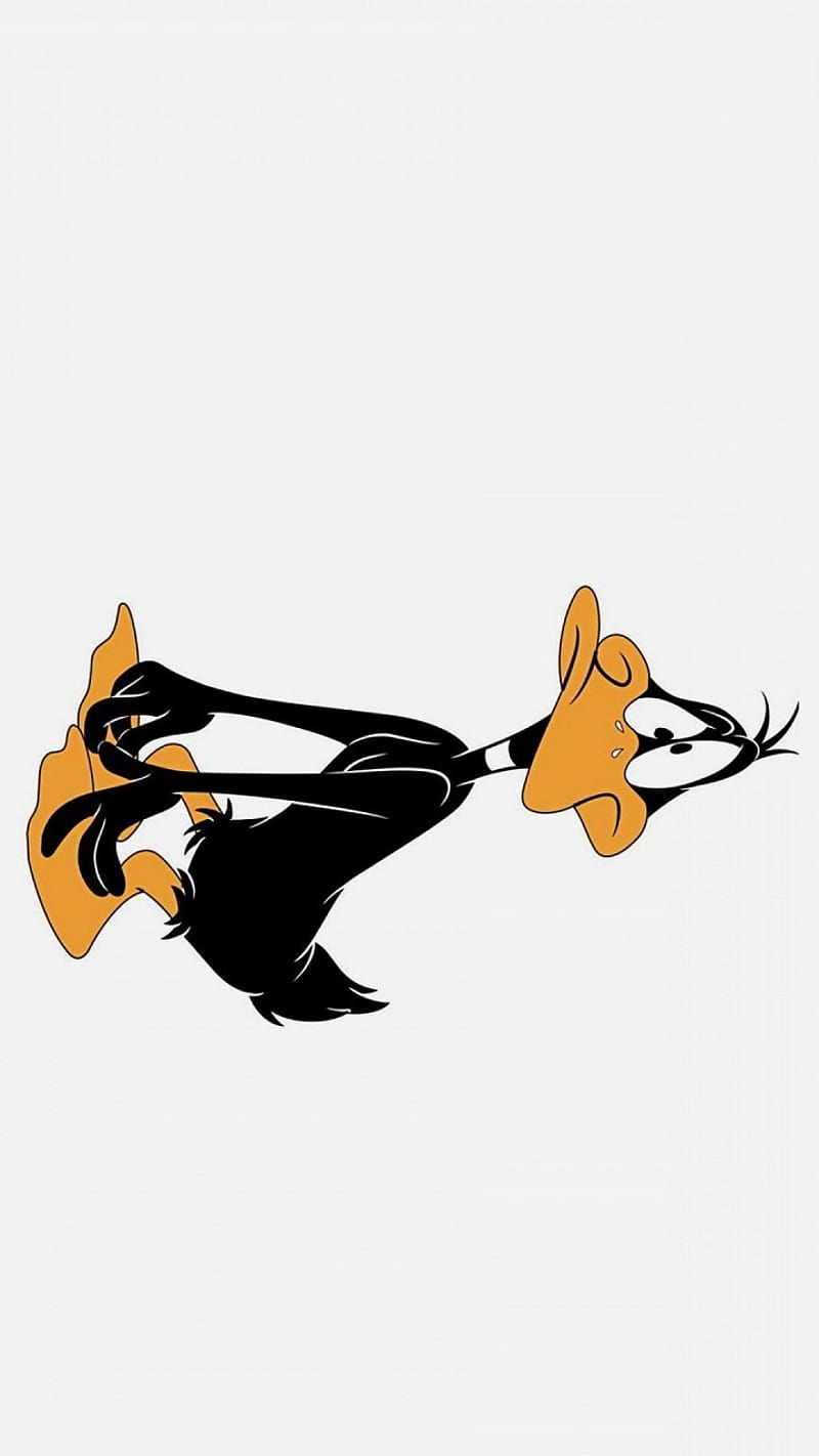 Daffy Duck, cartoon, daffy, duck, looney, tunes, wb, HD phone wallpaper