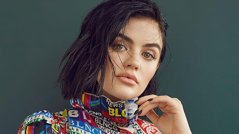 Lucy Hale Is Posing For The Glass Magazine Celebrities, HD wallpaper