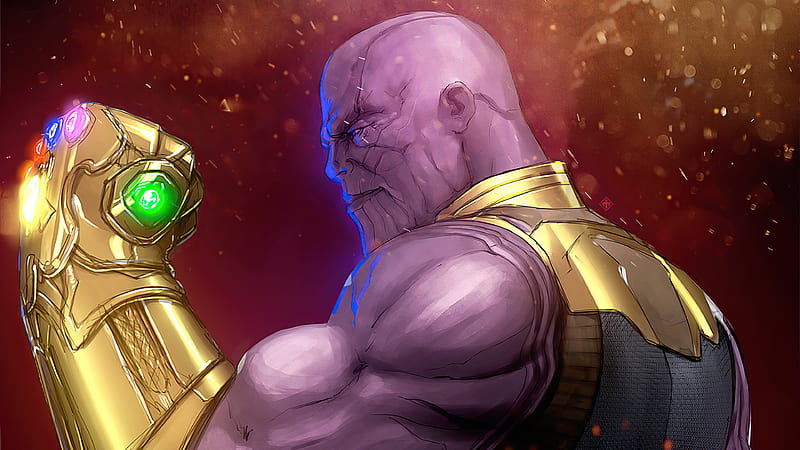 Thanos Snap 2020 , thanos, superheroes, artwork, artist, artstation, HD wallpaper