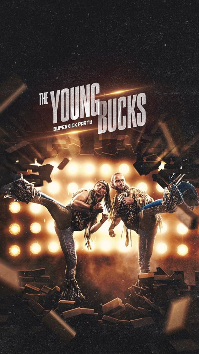 The Young Bucks, aew, elite, superkick party, young bucks, HD phone wallpaper