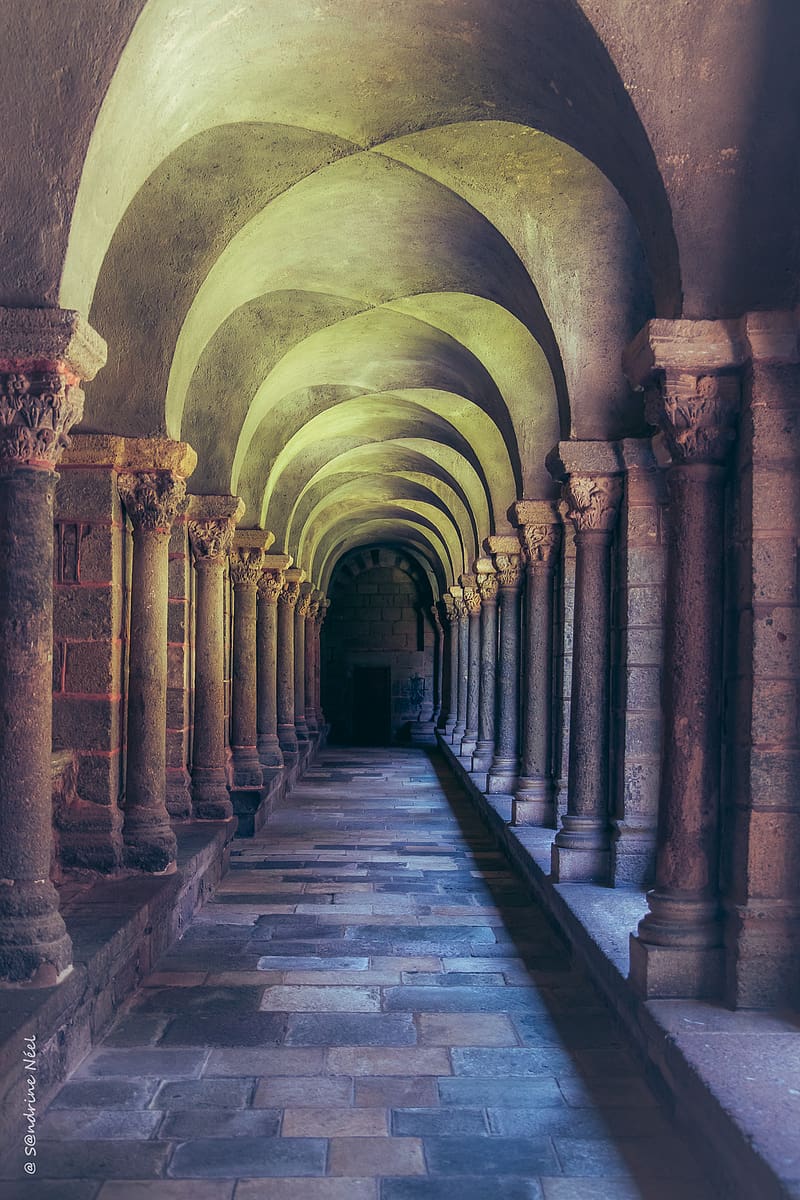 Columns, arches, building, architecture, HD phone wallpaper | Peakpx